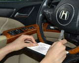 Multi-functional Car iPad/ Laptop/ Eating Steering Wheel Desk - Black