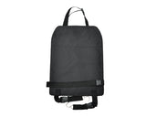 Universal Car Seat Backside Multi Pockets Storage Bag - Black