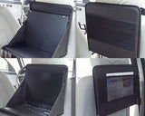 Portable Fabric Car Chair Back Seat Stand Pack Bag for Laptop - Black