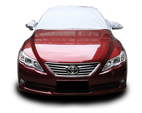 Car Windshield Snow Sunshade Cover with Side Flaps and Straps