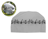 Heavy Duty Waterproof Bike Cover for Outdoor Bicycle Storage - Gray