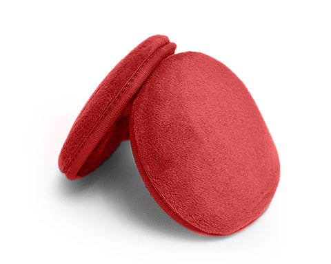 Classic Winter Unisex Foldable Headphone Ear Muffs - Red