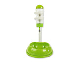 Slim Style Pet Bowl Feeder with Adjustable Water Bottle