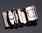 Classic Adult Men Metal Sliding Automatic Belt Buckle - Simple