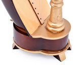 10 Inches Harp Music Box Replica Musical Instrument