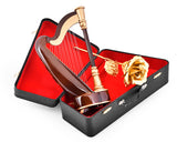 10 Inches Harp Music Box Replica Musical Instrument