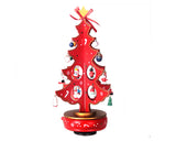 Christmas Tree Rotating Wooden Music Box