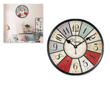 12" Retro Retro Style Quiet Sweep Quartz Wall Clock