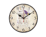 12" Retro Retro Style Quiet Sweep Quartz Wall Clock