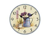 12" Retro Retro Style Quiet Sweep Quartz Wall Clock