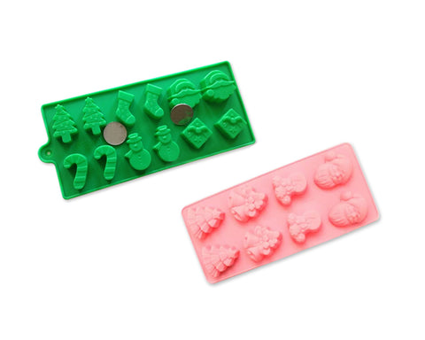Christmas Style Silicone Chocolate Mold Candy Jelly Baking Molds