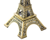 Romantic Metallic Eiffel Tower Model Statue Decoration - 32cm