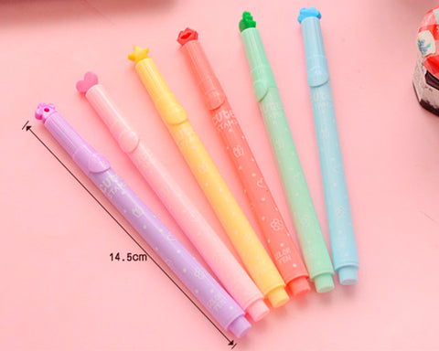 Lovely Creative Rain Cloud Seal Watercolor Highlighter Marker Pen-Blue