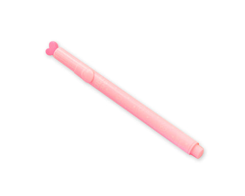 Lovely Creative Heart Seal Watercolor Highlighter Marker Pen-Pink