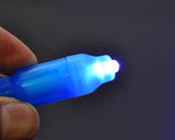 12 Pcs Wholesale UV Light Secret Message Invisible Spy Ink Marker Pen