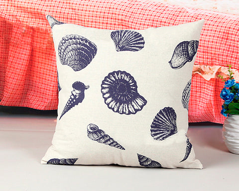 Stylish Cartoon Shell Home Decorative Throw Pillow Cushion Cover