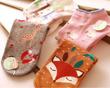 5 Pairs Creative Cute Cartoon Animal Ankle Socks