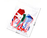 10 Pairs One Size National Flag Series World Cup Cotton Ankle Socks