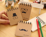 3 Pcs Spiral Blank Page Composition Memo Notebook