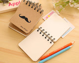 3 Pcs Spiral Blank Page Composition Memo Notebook