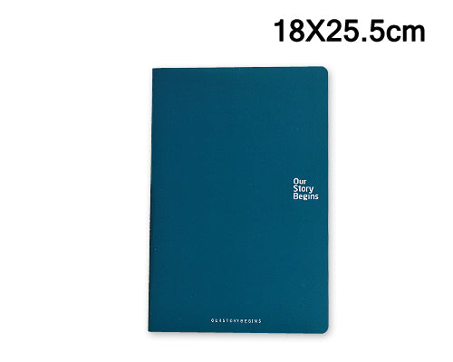 7 x 9 Inches 46 Pages Writing Composition Notebook Memo Book - Navy