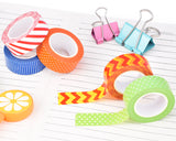 5 Pcs 1.5m Washi Making Tapes with Tape Dispenser