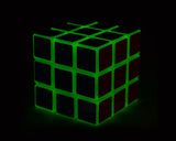 YJ 3x3 Full-Sealing Glow in the Dark Speed Cube - Green