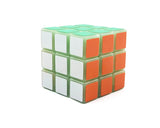 YJ 3x3 Full-Sealing Glow in the Dark Speed Cube - Green
