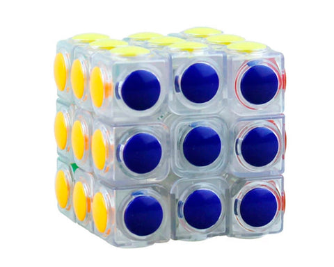 YJ 3x3x3 Round Dot Tile Puzzle Magic Speed Cube