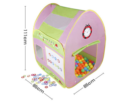 Colorful Large Space Children Play Tent with Learning Cards