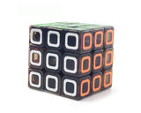 3x3 Transparent Stickerless Magic Speed Cube Puzzles - Brown