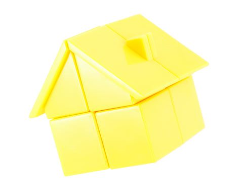 Creative 2x2x2 House Speed Cube - Yellow