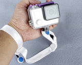 GoPro Adjustable Quick Release Cuff Wrist Strap for Hero Camera -White
