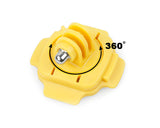 GoPro 360 Degree Curved Surface Adhesive Mount for Hero Cameras-Yellow