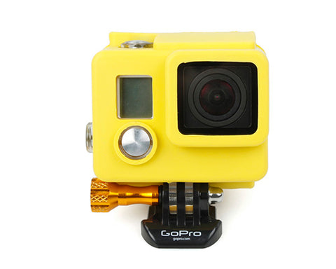 GoPro Silicone Case Cover for Hero 3+ / Hero 3 Plus Camera - Yellow