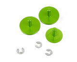 GoPro Aluminum Button Set for Hero 3+ Camera Housing - Green