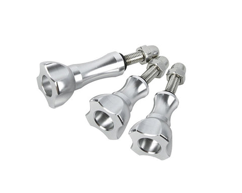 GoPro Stainless Knob Screw Bolt Nut Set for All Hero Cameras - Silver