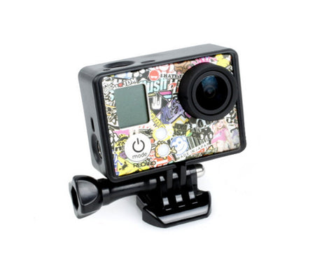 GoPro Border Standard Frame Mount for Hero 3 / 3+ / 4 Camera - Black