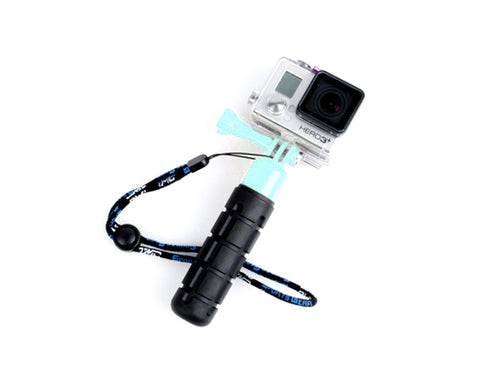 GoPro Lightweight Compact Grenade Hand Grip for Hero Camera - Aqua