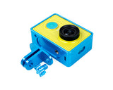 GoPro Style Frame Mount for Xiaomi Yi Sport Cam Action Camera - Blue