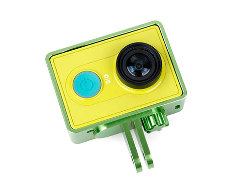 GoPro Style Frame Mount for Xiaomi Yi Sport Cam Action Camera - Green