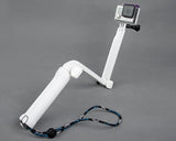 GoPro 3-Way Adjustable Extension Arm Grip Tripod for Hero Camera-White
