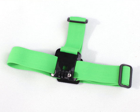 GoPro Head Strap Mount for Hero 1 Hero 2 Hero 3 Hero 3+ Cameras -Green