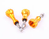 GoPro Aluminum Knob Stainless Bolt Nut Screw for Hero Cameras - Gold