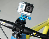 GoPro Aluminum Bike Headset Mount Adapter for Hero Cameras - Blue
