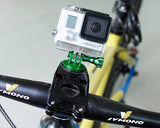 GoPro Aluminum Bike Headset Mount Adapter for Hero Cameras - Green