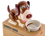 Hungry Dog Piggy Bank Money Saving Box Eating Coin Munching Toy