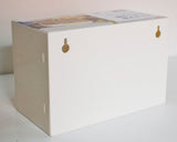 9 Drawers Plastic Decor Cosmetic Desktop Storage Box - White