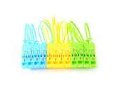 6 Pcs Portable Plastic Security Strap Clothes Hanger Hanging Clips