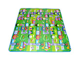 200x180 0.5cm Thick Two Sided Foldable Waterproof Baby Crawling Mat - A